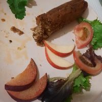 Chorizo from Seitan at Veganeats Caffe in Lisbon