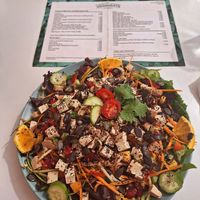 Smoked vegan salad 😋 at Veganeats Caffe in Lisbon