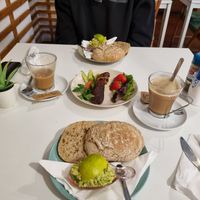 Bread with Avocado at Veganeats Caffe in Lisbon