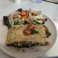 Plate of the day, small size. at Veganeats Caffe in Lisbon