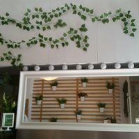 New decoration at Veganeats Caffe in Lisbon