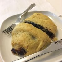 Delicious Chocolate brioche  at Veganeats Caffe in Lisbon