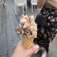 Vegan kinder bueno  at N'Ice Cream Factory in Warsaw