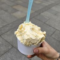 Passion fruit soy base ice cream at N'Ice Cream Factory in Warsaw