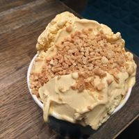 peanut butter mango at N'Ice Cream Factory in Warsaw