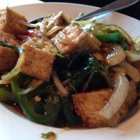 basil tofu at Lavender Asian Bistro in Lawrenceville