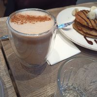 Maca latte at Farmacy in West London