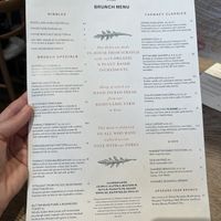 Menu   at Farmacy in West London