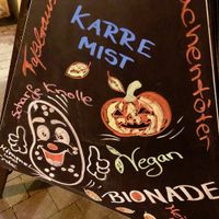 sign outside at Kartoffelhaus in Eisenach