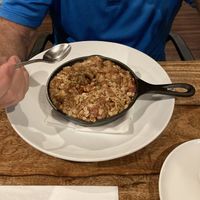 Peach and apple cobbler great! at Hilo Bay Cafe in Hilo