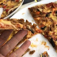 Extremely thin dough   at Eesti Pubi Ruuni in Tartu