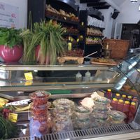 Ready-to-go salads and juices. at Lime & Carrot in Belgrade