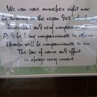 Great vegan pic at Loving Hut in Fairfield