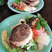 homemade burgers  at Funky Jungle in Mechelen