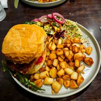 Hatsu Katsu burger at Funky Jungle in Mechelen