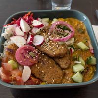Katsu curry bowl at Funky Jungle in Mechelen