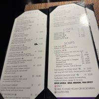 Menu  at Avantika in Simpson Bay