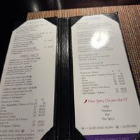Menu  at Avantika in Simpson Bay