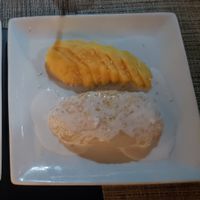 Mango sticky rice at Avantika in Simpson Bay