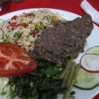 Jinete. This dish was not bad, it was nutritious, but it was a little bland. I would had spices to the beans and rice. at La Berenjena in Vinales