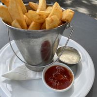 Beer fries 🍟  at Whispers Cafe in Levin
