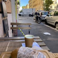 Außenbereich in einer ruhigeren Seitenstraße   at Lattuga in Rome