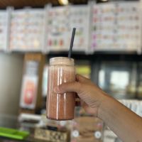 Big juice 8€  at Novagea Juice Corner in Athens