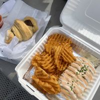 Supreme burrito and chocolate Danish  at The Tasty in Philadelphia