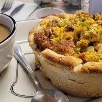 Home on the range Biscuit Pie (filled with tofu scramble) at The Tasty in Philadelphia