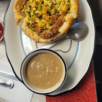 Home on the range Biscuit Pie (filled with tofu scramble) at The Tasty in Philadelphia