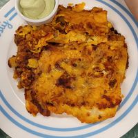 1/27/24 special: Chorizo and potato enchiladas 😋 delicious!! Green sauce was heavenly #Veganuary at The Tasty in Philadelphia