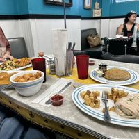 Our delicious meal at the Tasty!  at The Tasty in Philadelphia