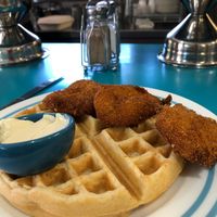 Chik'n and waffle at The Tasty in Philadelphia