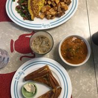 Western omelet, bayou biscuits, monte cristo (stuffed French toast w/ hammy & cheez) at The Tasty in Philadelphia