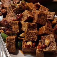 Kung Pao Tofu, extra spicy (delicious!)  at Grand Szechuan in Bloomington