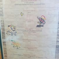kids menu at Pita Plate in Morehead City