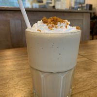 Banoffee milkshake  #Veganuary at Cafe Kino in Bristol