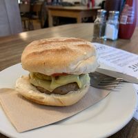 Breakfast muffin  #Veganuary at Cafe Kino in Bristol