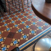 Nice floor at Cafe Kino in Bristol