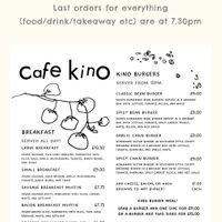 Menu (photo 1 of 2) at Cafe Kino in Bristol