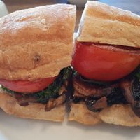 Toasted breakfast sandwich at Cafe Kino in Bristol