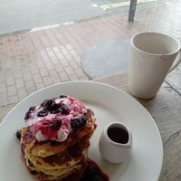 American pancakes at Cafe Kino in Bristol