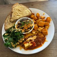 Middle Eastern breakfast at Cafe Kino in Bristol