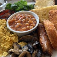 Vegan breakfast  at Cafe Kino in Bristol