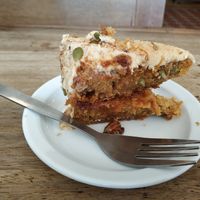 Cake (they served like this) at Cafe Kino in Bristol