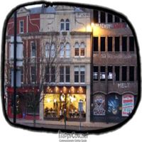 This is the outside of the new Cafe Kino building on Stokes Croft, other photos and reviews on here refer to the old place. at Cafe Kino in Bristol