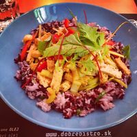 Asian tofu at Dobre Bistro in Kosice
