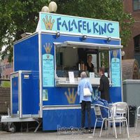  at Falafel King Food Cart in Bristol