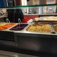 salads for the wraps at Falafel King Food Cart in Bristol