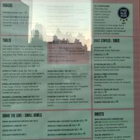 Menu at Thali Cafe - Montpelier in Bristol